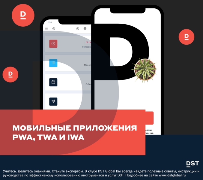 Мобильные приложения PWA, TWA и IWA
